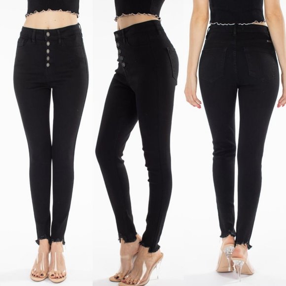 Evie Ultra High Rise Super Skinny Button Fly Jean - Picture 6 of 9